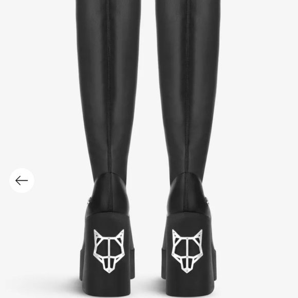 Naked Wolfe Impact Black Boots Size US 9 - Picture 5 of 5